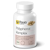 Raab Vitalfood® Bio Polyphenol Komplex Kapseln (90 Stück) - mit 270 mg Polyphenolen pro Tag und mit natürlichem Vitamin C aus Acerola, das dazu beiträgt, die Zellen vor oxidativem Stress zu schützen.