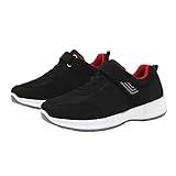 Lässige, bequeme Damen-Sneaker, Wanderschuhe, Herbst-2024, Laufschuhe, Reiseschuhe, weiche Unterseite, für Herren und Damen, mit den gleichen Sportschuhen, Wandersandalen, Schwarz , 41 EU