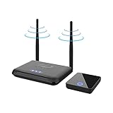 TPPIG 100M -Kompatibler Wireless Extender HD1080P Sender EmpfäNger EU-Stecker