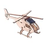 Solar Hubschrauber Modellbausatz Solar Hubschrauber Modell - Holz Hubschrauber Modellbausätze | Kreatives Puzzle Set, Woodcraft Bausatz, Stemal Bildung Spielzeug