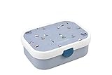 Mepal Brotdose Kinder Little Dutch – Bento Box Kinder - Brotdose Kinder mit Fächern & Gabel - Meal Prep Box mit Clip-Verschluss - BPA-frei & Spülmaschinenfest - 750 ml - Sailors Bay