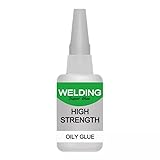 Universalkleber Transparent 30g, 2 Stück Sekundenkleber Extra Stark, Hochfester Öliger Schweißkleber, Schweißen Hochfester Ölkleber für Aquascaping - klebt Kunststoff, Glas, Leder, Keramik, Metall
