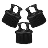 SEWACC 3 Stück Pack Bartbürsten für Herren mit Borsten Ergonomische Handballenbürste Kompakt und Leicht für Bart und Haarpflege