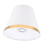 Housoutil Lampenschirm moderne Stehlampe Tischleuchte Kronleuchter Papierlampe funky dekoration schlafzimmer bedroom decoration Wandleuchtenschirm Abdeckung der Deckenleuchte Stoff Weiß