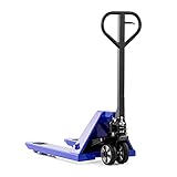 Pallit Hubwagen SHORT-R | 2500 kg Tragkraft | 800 mm Gabellänge | Gummi Rollen | Tandem | Palettenwagen Gabelhubwagen kurz