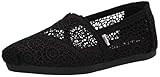 TOMS Alpargata 10016254 Moroccan Crochet Schwarz (Black), 39