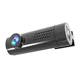 ROMISBABA Mini Wireless Car Dashcam Full HD mit Nachtsicht Loop Aufnahme WiFi Steuerung Kompakter Mini Auto Dvr für Kontinuierliche Videoüberwachung und Fahrtaufzeichnung