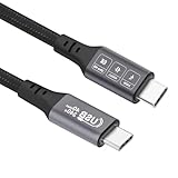 TOWARDSNAN USB 4 Typ C Kabel 240 Wpd Aufladung 40 Gbit/s Datenübertragung 6K Videoausgang Für 3/4 Nylons Geflochtenes Kabel