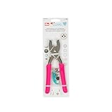 Prym pink Love Vario-Zange mit Loch-/Color Snaps Werkzeug, Stahl, 19 cm