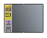 Projektorleinwand, Projektionsleinwand 16:9 Metall Anti-Lichtvorhang Reflektierender Stoff Stoff DLP-Projektor Anti-Licht, für Zuhause, draußen, drinnen(84 inch)