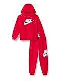 Nike Club Fleece Trainingsanzug für Kinder, Rot, Code 86L135-U10, rot/weiß, 6-7 Jahre