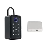 Elektronischer Safe, Schlüsselkasten, Tuya Control, 4.1, Gateway, wasserdicht, for den Außenbereich, Sicherheit, Fingerabdruck, sichere Aufbewahrung,Flexibles Entsperren(Key Box Add gateway)