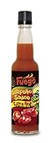 Fuego - Jalapeño Sauce Extra HOT | Extraschärfe zum Verfeinern von Fleisch, Gemüse | Zum Würzen von Saucen und Dips | Vegan, ohne Geschmacksverstärker | 100 ml in der Glasflasche