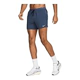 Nike Stride Herren Dri-FIT 12.7 cm 2-in-1 Laufshorts (FN2992-437, Thunder Blue/Thunder Blue/Black), Thunder Blue/Thunder Blue/Black, Groß