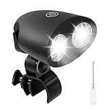 LED-Grilllicht 360°-Drehung Ultra Hitzebeständig mit Heller 10 hellen LED-Leuchte 100 lm 3 Modi Grilllampe Licht Grill Beleuchtung Handle-Mount Light für alle Arten von Grill