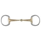 Stübben Gebiss 2238 Olivenkopf-Unterlegtrense einfach gebrochen - 13,5 cm - 12 mm - Sweet Copper