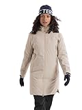 Arc'teryx Beta Daunenparka für Damen, unsere wärmste längste isolierte Beta-Hardshell, Rune, Größe S