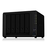 Synology DS1522+ 5-Bay DiskStation NAS AMD Ryzen R1600 8GB Ram 4xRJ-45 1GbE LAN-Port, ohne HDDs