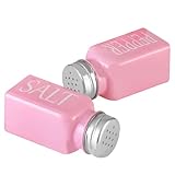 Salz- und Pfefferstreuer, 80 ml, Glaszubehör, für Esstisch, 2 Stück, Salzstreuer, für Küche, Grill, Esszimmer, Catering, Outdoor, Camping, Party, Picknick