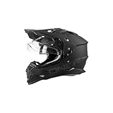O'NEAL | Motorradhelm | Enduro Motorrad | Ventilationsöffnungen für maximalen Luftstrom & Kühlung, ABS-Schale | Sierra Helmet FLAT V.23 | Erwachsene | Schwarz | Größe M