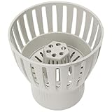 TOMETURE Teichfilter Zubehör PVC mit Ablaufregler Laubsammler und Skimmer für Fischteiche Hochdruckbeständig und Wasserdurchlässig