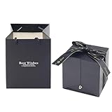 Geschenkbox für Rosen, Rosenblüte in Schmuckbox, Rosenbox für Geschenke, konservierte Rosen, Geschenk mit doppelten offenen Rosen