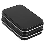 FONDOTIN 2 Stück Tragbare Zahnseidenbox Metall Rechteckig mit Deckel Wiederverwendbar Kompakt für Reisen und Familie zur Einfachen Zahnreinigung Unterwegs