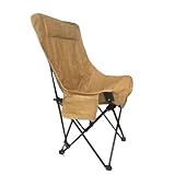 Luxus Campingstuhl Faltbar 47x47x92cm, Relaxsessel Angelsessel Faltbar, Klappstuhl Komfortable Schwerlaststruktur, Ultraleichter und Bequemer Campingstuhl, für Picknick, Grillen, Wandern