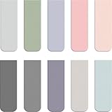 Kryzulax 10 Stück Lesezeichen Magnetisch,Magnet Lesezeichen,Magnet Seiten Markierungen für Lehrer,Studenten, Buchliebhaber, Schule Heimbürobedarf