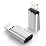 USB C auf Lightning Adapter 2 Stück, Lightning USB C Adapter für Schnelles Laden und Datenübertragung, für iPhone 14 13 12 11 Pro Max XR XS X, i Pad, Nicht für Kopfhörer/Audio/OTG