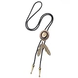 Scinzene Bolo Tie, cowboy, bolo, cowboy kostüm herren, cowboy weste herren, cowboy weste damen, Western Outfit Herren, Cowboy Weste, Cowboy Outfit Herren, Leder Rodeo Anhänger für Damen und Herren
