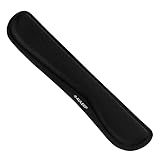 AULEEP Handgelenkauflage für Tastatur, Ergonomisch Schonende Tastatur-Pad, Memory-Schaum Handgelenk für pc, Computer, Laptop, Mac Gaming Schwarz