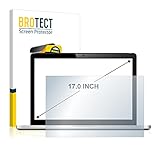 BROTECT 17' Entspiegelungs-Schutzfolie für Notebooks mit 17,0 Zoll (43.2 cm) [368 mm x 229 mm, 16:10] Displayschutz-Folie Matt, Anti-Fingerprint