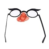 Generisch Halloween Nase - Hexen Kostüm Brille - Kostümzubehör Verkleidung Schminke Karneval Fasching Party Deko