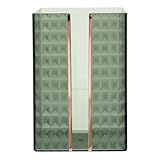 IWOWHERO Wandmontierter Transparent Grüner Taschentuchspender mit Ablage Nicht Perforierter Tissue behälter Platzsparend für Badezimmer und Toilette Einfache Handhabung Langlebig und