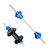 Wheel Truing Ständer, professioneller Steckachsenadapter, 2,4 x 2,7 cm Präzisions-Fahrradausrüstung, genaue Radausrichtung, Fahrrad-Reparaturständer für Anfänger und Profis