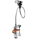 SCHWAIGER 658170 BBQ Grill-Leuchte Taschenlampe Grillzubehör Grill Licht Arbeitslampe Grill-Beleuchtung Flexibler Schwanenhals LED magnetisch drehbar