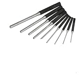 Splintentreiber, Splintentreiber, Körner, Stiftentferner, Locher, Locher-Set, Rollstiftstanzer, Lederhandwerk, Locher, Locher, Inklusive Aufbewahrungstasche, 9-teilig