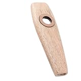 Kazoo-Flöte aus Ahornholz, Musikalisches Blasinstrument mit Membran, Klassische Kazoo-Begleitung aus Holz, Mundharmonika-Mundmusik für Blues-Folk-Country-Auftritte