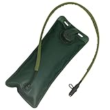 Wanderblase, 2,5 l Wasserblase, auslaufsicherer Wasserbeutel, Wanderwasserspeicher, faltbare Wasseraufbewahrungstasche, Trinksystem, Rucksack-Wasserblase, große Kapazität, tragbarer Hydr