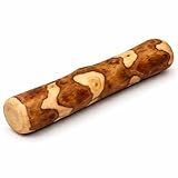 Alp Chew Olivenholz Kauknochen für Hunde – Kauholz & Hundespielzeug - Zahnpflege & langlebige Beschäftigung - Größe L (250–400g), Holzknochen 1er Pack