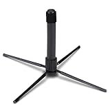 Flötenständer, faltbarer Metall-Ständer mit 4 Füßen und Antirutsch-Pads, tragbarer Instrumentenständer für Flöte, Klarinette und Oboe