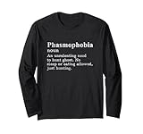 Phasmophobie Definition Paranormale Geisterjagd Verzweifelte Langarmshirt