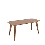 BEDOIN Runder Esstisch mit Holzmaserung aus Eiche, Büro, Empfang, Konferenzraum, Couchtisch, runder Esstisch, Küchentisch für Küche, Büro, Restaurant, B