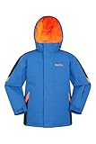 Mountain Warehouse Raptor warme Winterjacke für Kinder - wasserdichter Parka für Jungen und Mädchen, für extreme Kälte und Schnee, Ski-Jacke mit Taschen Kobalt Kinder 128 DE (7-8 Jahre)