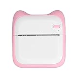 ANKROYU Thermo-Etikettendrucker, Mini-Thermodrucker, Mini-Bilddrucker, Aufkleberdrucker, mit Druckpapier, tragbarer Fotodrucker für Büro