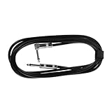 OFFSCH Gitarrenkabel 3m Hochwertiges Instrumentenkabel Für E Gitarre Und Bass Gerade Zu Gewinkeltem Klinkenstecker Ideal Für Verstärker Und Audio Anwendungen Geräuschisoliert Und