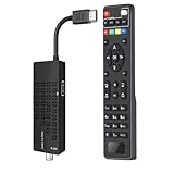 GOSER TDT HD-Decoder TDT HD -Kompatibler Tuner DVB T2 H265 HD-Decoder TDT HD Euroanschluss Full HD 1080p für WiFi EU-Stecker