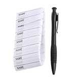 200 Stück Namensetiketten zum Aufbügeln,Beschriften mit Bügeletiketten mit Stift,Wäscheetiketten Namensschilder Aufbügeln,Wäscheetiketten Kinder Name für Kleidung Kindergarten und Schule