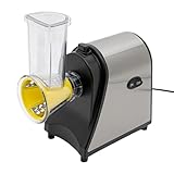 Gemüseschneider Elektrisch 1000W Küchenreibe Gemüsereibe 6 in1 Kartoffelreibe Gemüsehobel Elektrisches Schnitzelwerk Spiralschneider